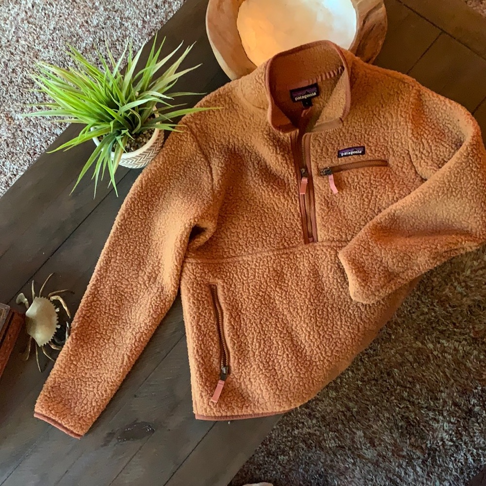 Patagonia cinnamon polar fleece C
